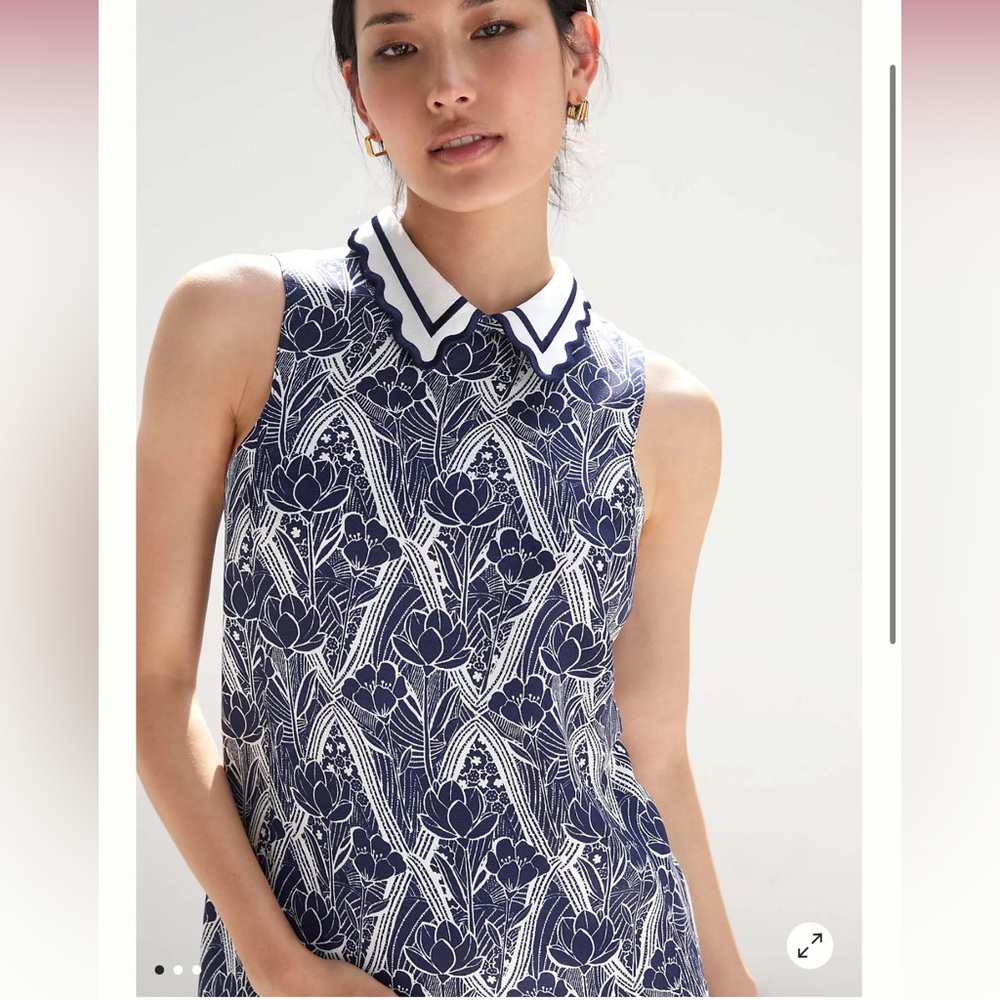 Maeve Anthropologie Lattice shift dress NWT